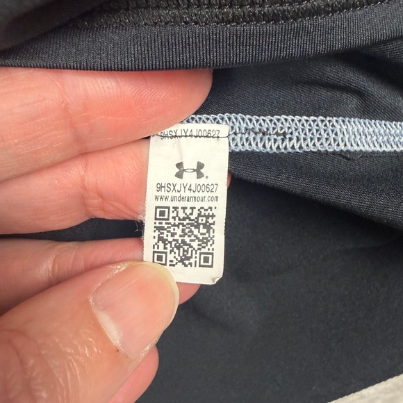 Under Armour Heatgear Compression Sleeveless T Shirt Men's Size L Black Steel - Picture 7 of 8